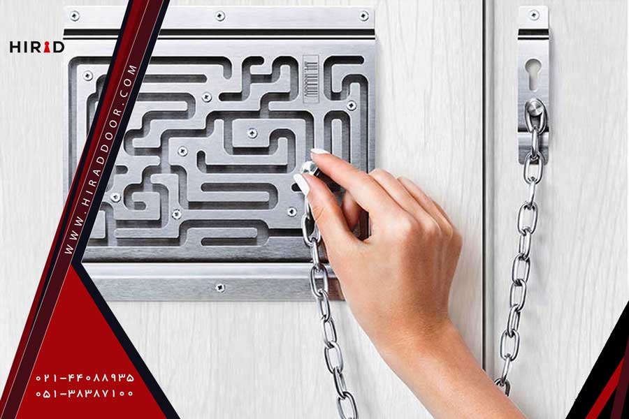 قفل پازلی نقره ای رنگ